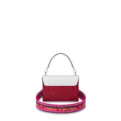 LV Twist MM Epi Blanc/Scarlet