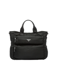 Prada Nylon Tote Bag Black