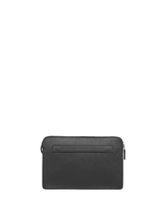 Prada Saffiano Leather Card Holder Black