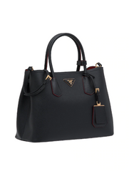 Prada Double Medium Bag Black