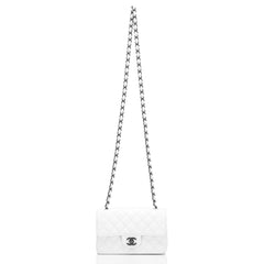 Chanel Mini Classic Rectangle Flap Bag White