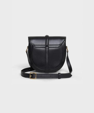 Celine Small Besace 16 Bag In Pony Calfskin With Leopard Print