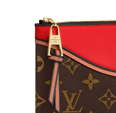 LV Pochette Tuileries Monogram Canvas Kabuki Red