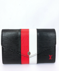 LV Zippy Wallet Epi Stripes special edition Noir