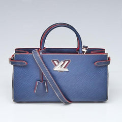 LV Twist Tote Epi Leather Indigo