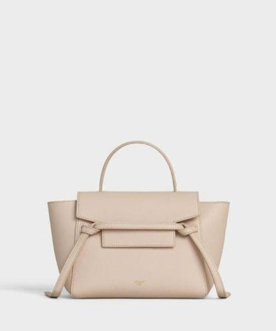 Celine Nano Belt Bag In Grained Calfskin Pale Pink