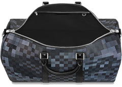 LV Keepall Bandoulière 50 Gray Pixel