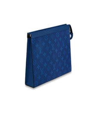 LV Pochette Voyage MM Monogram Blue