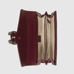 Gucci Dionysus Small Shoulder Bag Burgundy Leather