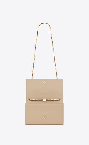 Saint Laurent Kate Medium With Tassel In Smooth Leather Powder