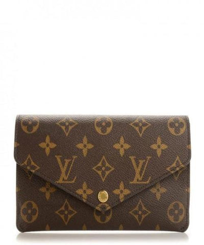 LV Jeanne Wallet Monogram Rose Ballerine Pink