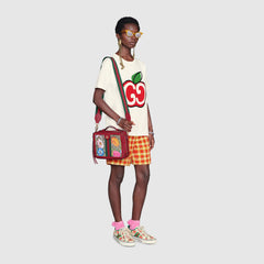 Gucci Ophidia GG Flora Small Shoulder Bag Red