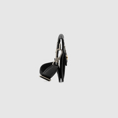 Gucci Medium Soft Leather Messenger Bag Black