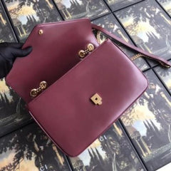 Gucci Rajah Medium Shoulder Bag Brown