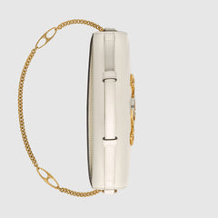 Gucci Zumi White Smooth Leather Mini Bag