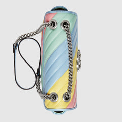 Gucci GG Marmont Small Shoulder Bag Multicolored Pastel