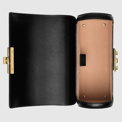 Gucci Padlock Small Bamboo Shoulder Bag Black