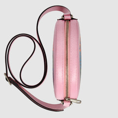 Gucci GG Psychedelic Round Shoulder Bag Pink