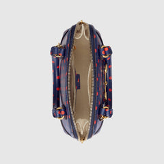 Gucci 1955 Horsebit Small Top Handle Bag Blue