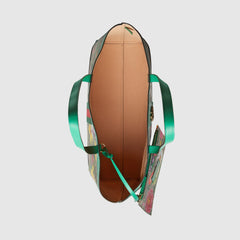 Gucci Ophidia GG Flora Medium Tote Green