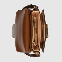 Gucci 1955 Horsebit Shoulder Bag Brown