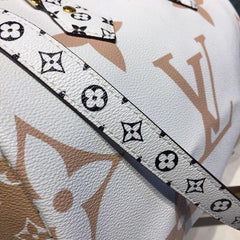 LV Speedy Bandouliere 30 Monogram Geant White