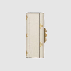 Gucci Padlock Bee Star Small Shoulder Bag White