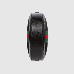 Gucci Ophidia Mini Round Shoulder Bag Black
