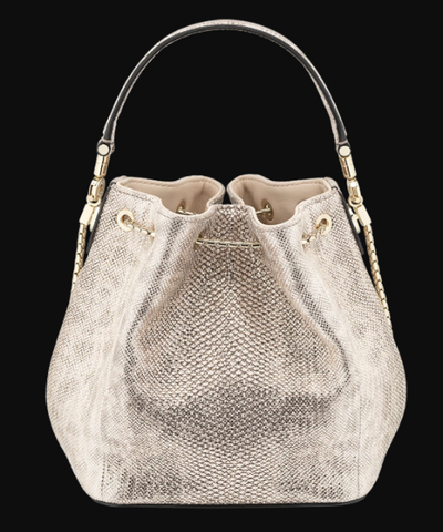 BVL Serpenti Forever Bucket Metallic Pink