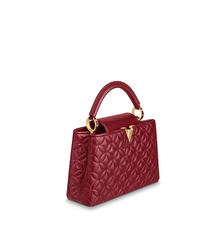 LV Capucines BB Rough Carmin