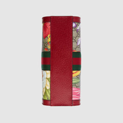 Gucci Ophidia GG Flora small tote bag red