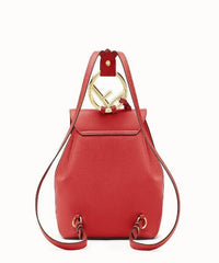 Fendi Red Leather Backpack