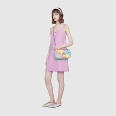 Gucci GG Marmont Small Shoulder Bag Multicolored Pastel
