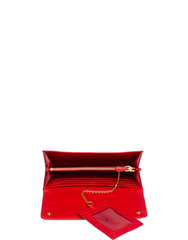 Prada Leather Wallet Red