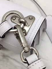 Prada Cahier Calf Leather Bag White