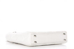 Mini Lady Dior Lambskin Bag Off-White