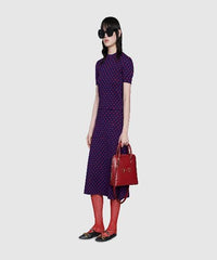 Gucci 1955 Horsebit Small Top Handle Bag Red