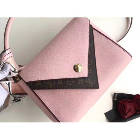 LV Double V Handbag Rose Poudre