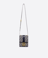 30 Montaigne Dior Oblique Flap Bag Blue