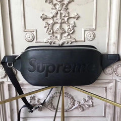 Louis Vuitton x Supreme Bumbag Epi Black