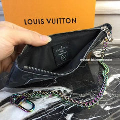 LV iPhone Pouch Monogram Eclipse Flash