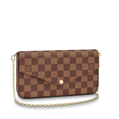 LV Pochette Felicie Damier Ebene