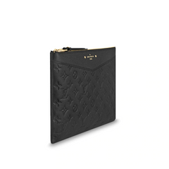LV Daily Pouch Monogram Empreinte Black