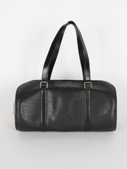 LV Soufflot Bag Black Epi Leather Noir