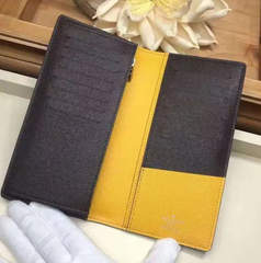 LV Brazza Wallet Epi Leather Blue