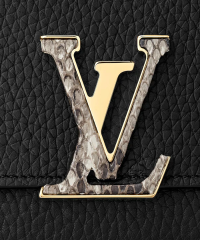 lv capucines wallet taurillon black
