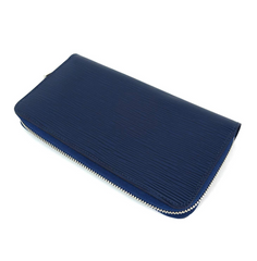 LV Zippy Organizer Epi Leather Navy