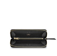 LV Clemence Wallet Monogram Empreinte Leather Noir