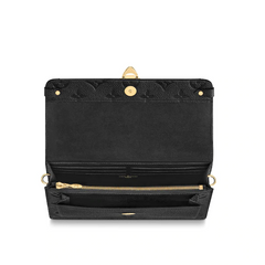 LV Vavin Chain Wallet Monogram Empreinte Noir