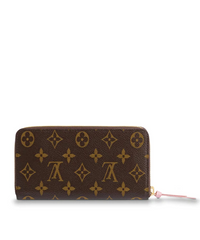 LV Clemence Wallet Monogram Rose Ballerine